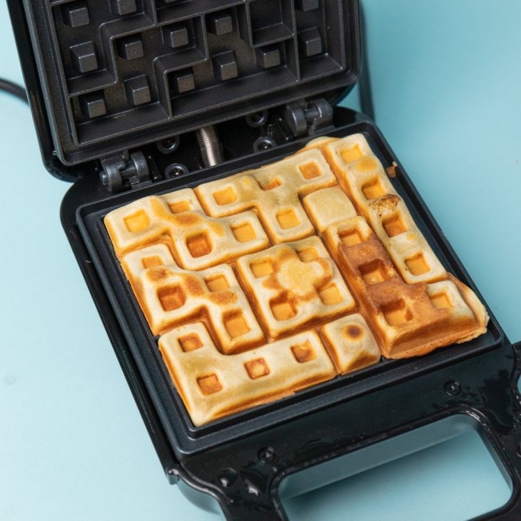 Tetris Waffle Maker Open