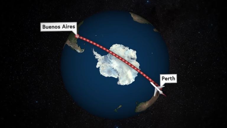 Why Planes Dont Fly Over the South Pole