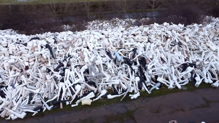 A Giant Mountain of Mannequins