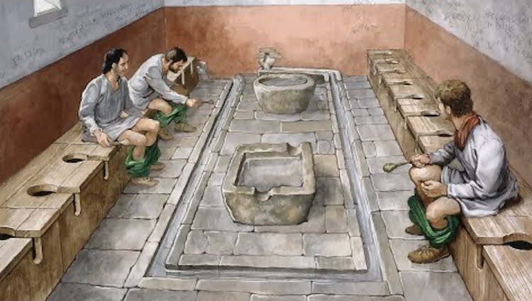 Ancient Roman Public Latrines