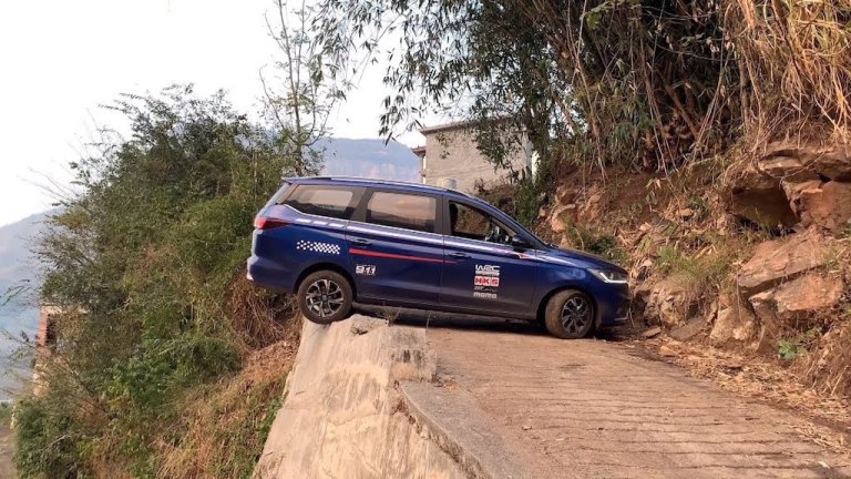 UTurn on Narrow Mountain Road