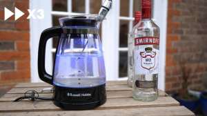 Electric Kettle Filled With Alcohol