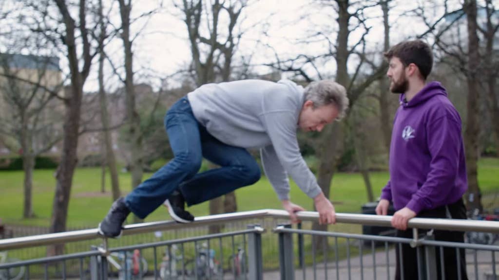 Tom Scott Tries to Learn the Challenging Art of Parkour