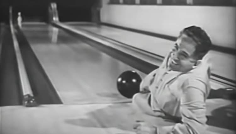 Bowling Expert Amusingly Demonstrates Elaborate Trick Shots in a Short Film From 1948