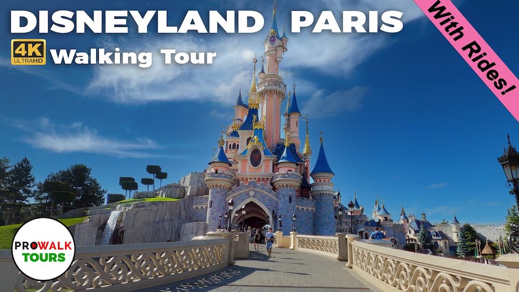 A Wondrous 4K Walking Tour of Disneyland Paris
