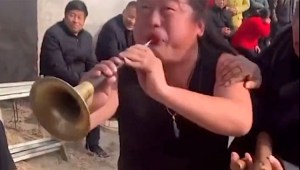 Horn Player Long Note Circular Breathing