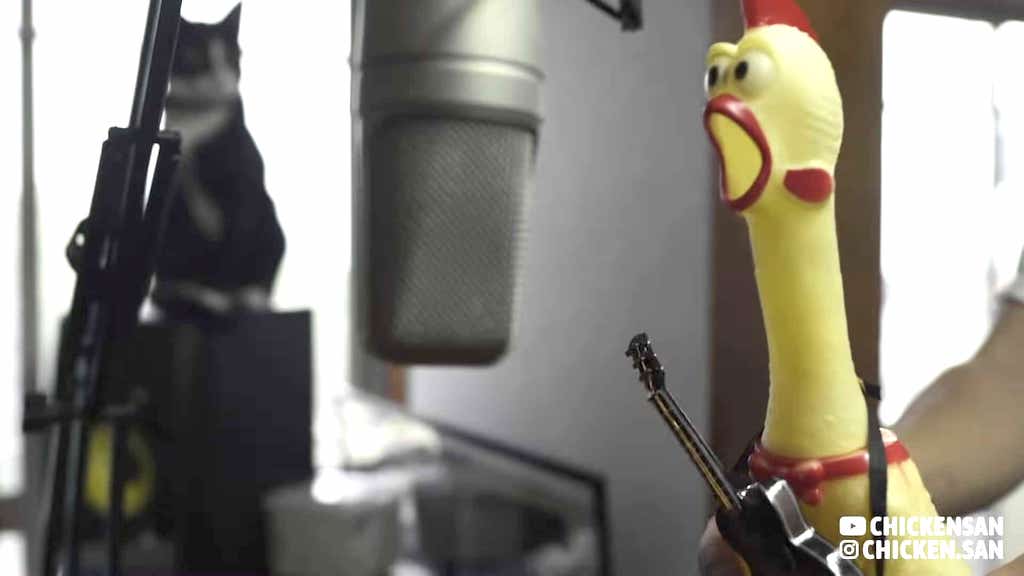 Immigrant Song Rubber Chicken