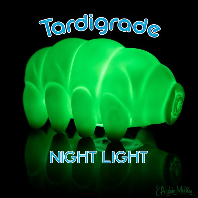 Tardigrade Night Light Glowing