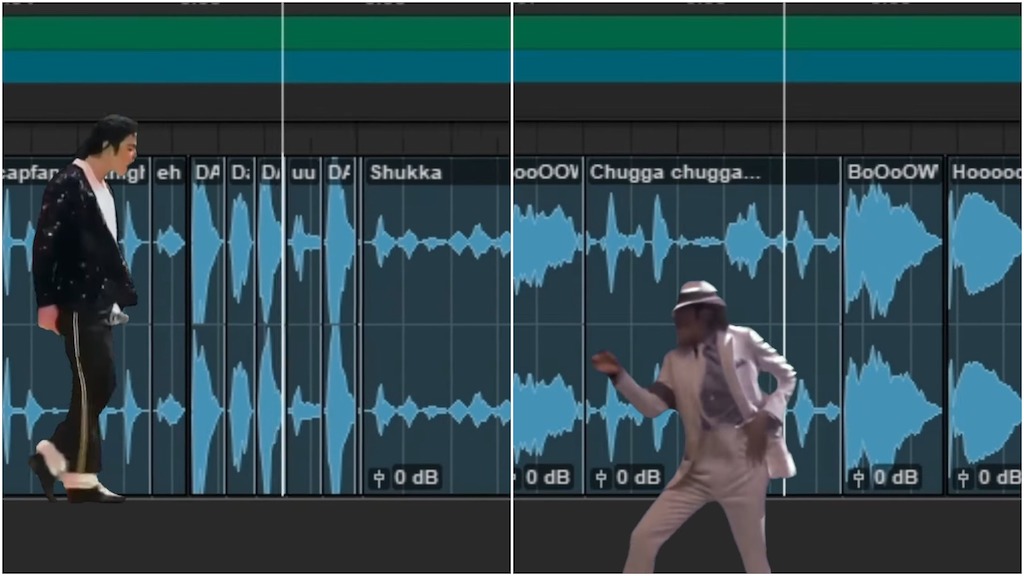 Analyzing the Nonverbal Sounds of Smooth Criminal