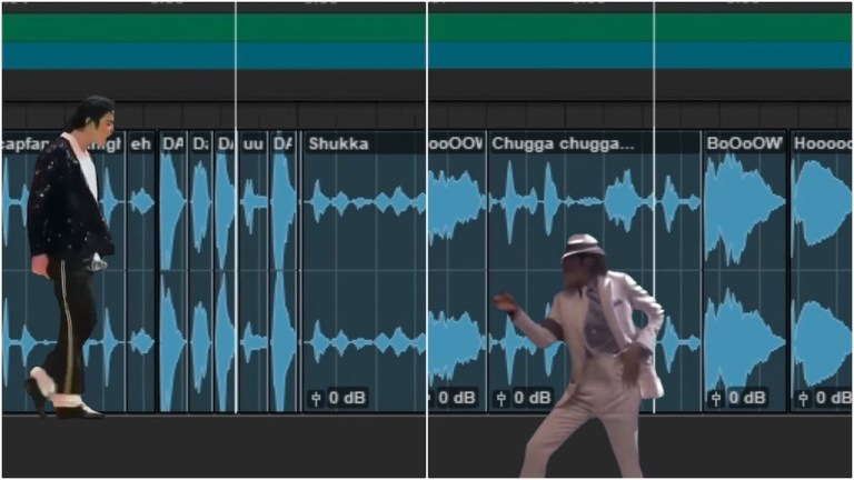 Analyzing the Nonverbal Sounds of Smooth Criminal