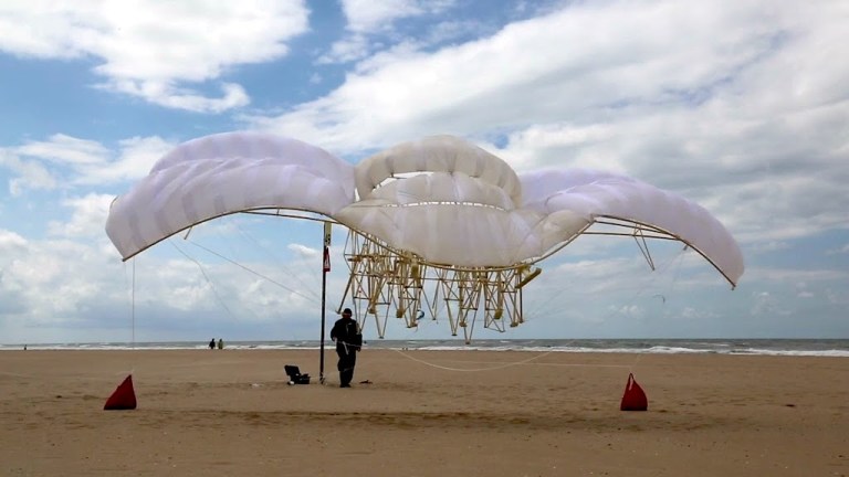 Evolution of Theo Jansens Strandbeest