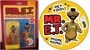 Mr T ET Toy and Sticker