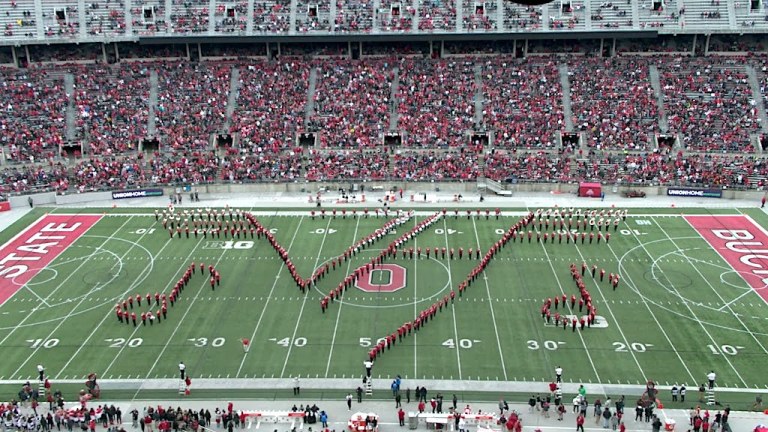 Ohio Marching Band Van Halen Halftime