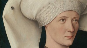 Portrait of German Noblewoman With Fly on Head