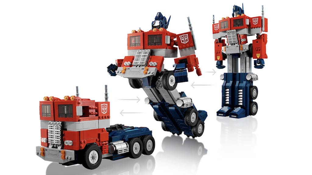 LEGO Optimus Prime Transforming
