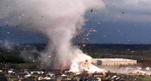 Massive Tornado Andover Kansas Drone Footage