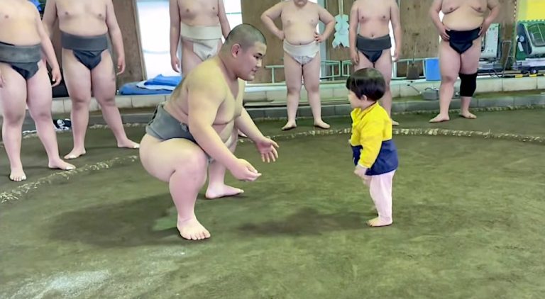 Sumo Wrestling Toddler