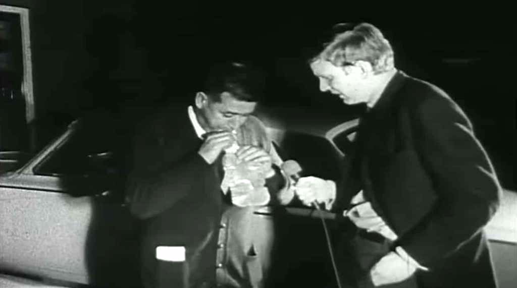 1967 Archival Footage of British Pub Patrons Politely Refusing to Comply With a New Drunk Driving Law
