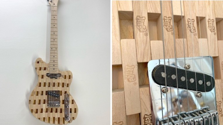 Jenga Block Guitar