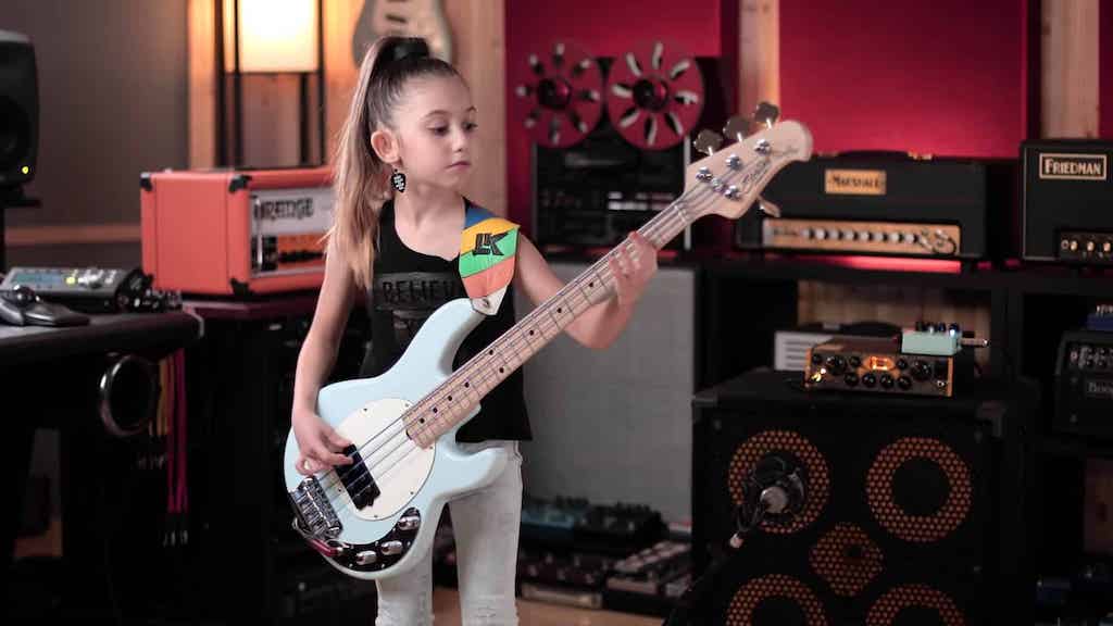 9 Year Old Girl Tom Sawyer Bass