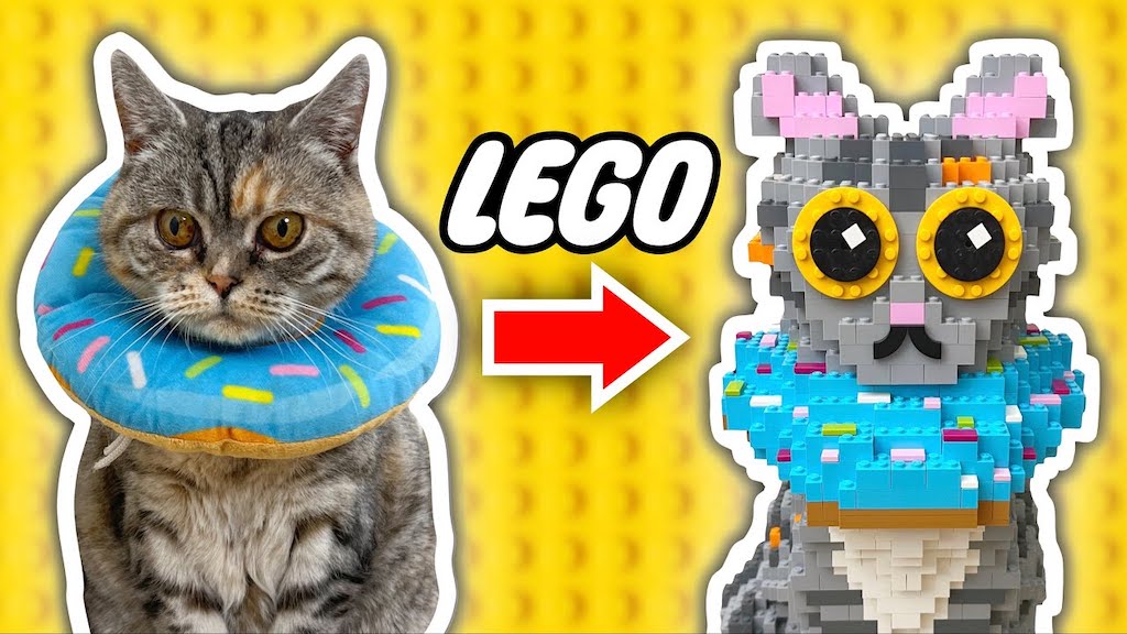 Bella Cat Life Sized LEGO
