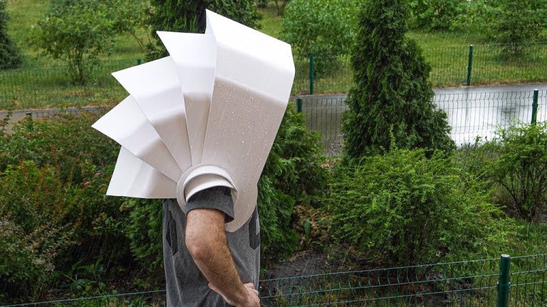 Hands Free Wearable PVC Umbrella