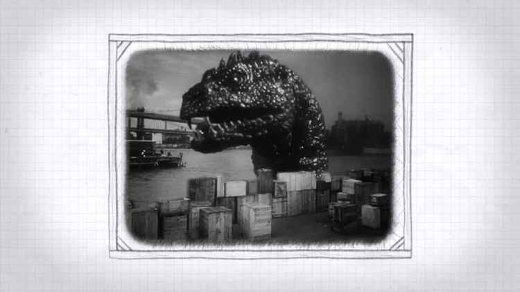 Ray Harryhausen Monster in Shot
