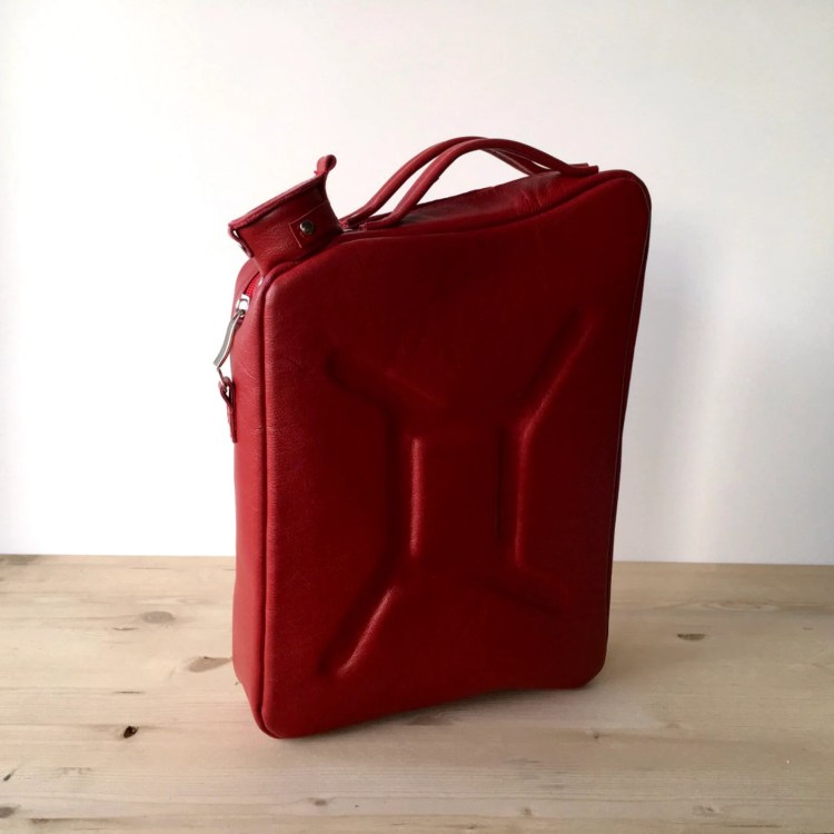 Gas Can Bag Red Upright