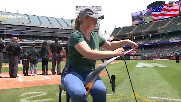 National Anthem on Musical Saw