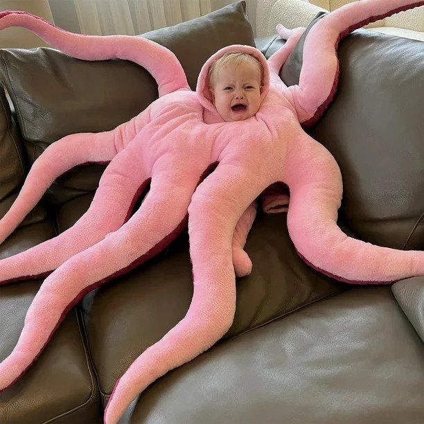 Plush Octopus Costume for Baby