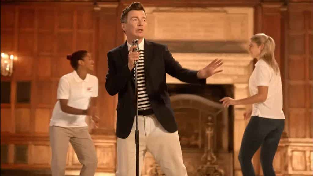 Rick Astley Recreates the Music Video for His Rickroll Song ‘Never Gonna Give You Up’ As an Insurance Ad