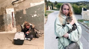 Woman Escapes Ukraine With Travel Cat