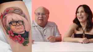 Danny DeVito and Daughter Lucy Review Tattoos
