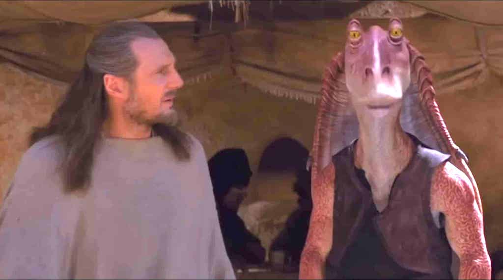 George Lucas Talks About the Jar Jar Binks Backlash In an Interview With Robin Williams