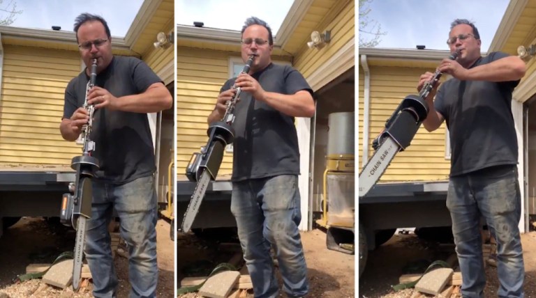 Chainsaw Clarinet