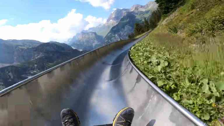 Mountain Coaster Oeschinensee Kandersteg Switzerland