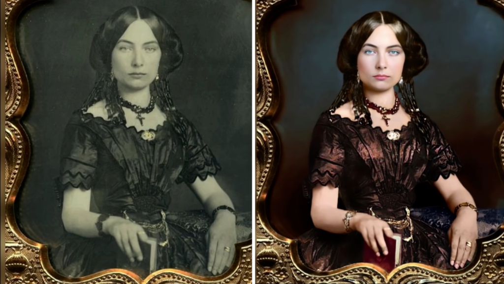 Restored 19th Century Portraits Brought to Life