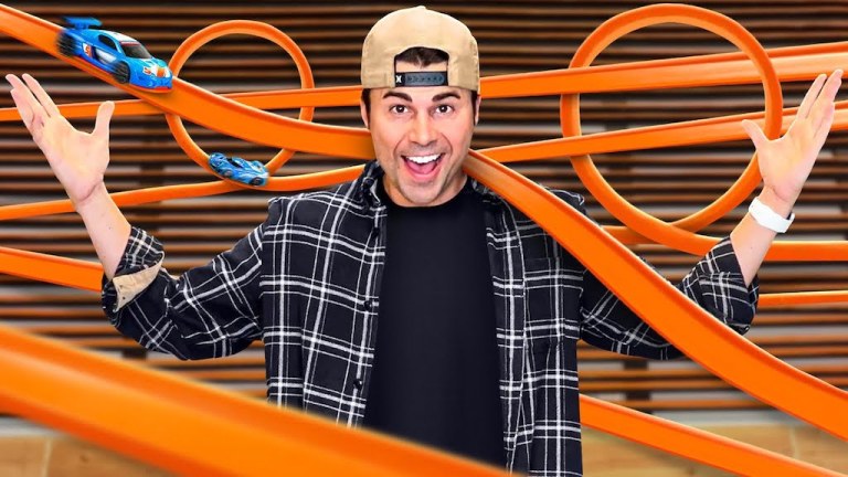 Mark Rober Worlds Longest Hot Wheels Track