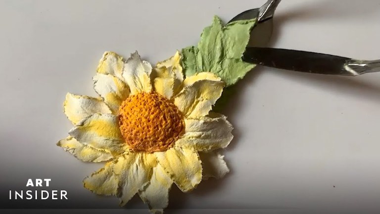 Paint Sculpture Flowers