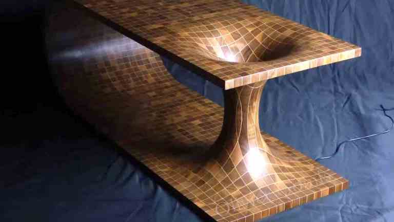 Making The Wormhole Coffee Table