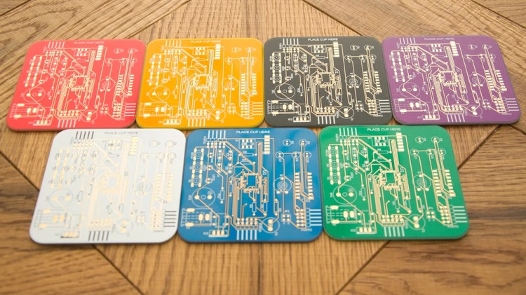 Printed Circuit Coasters