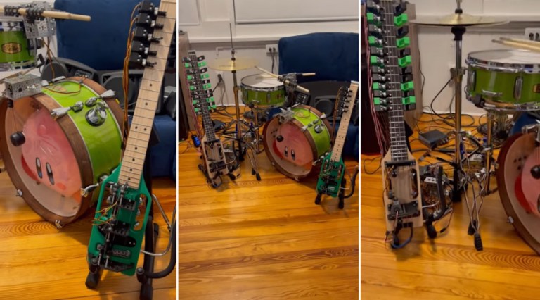 Robot Band Smells Like Teen Spirit