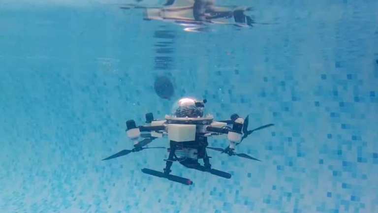 Flying Swimming Drone