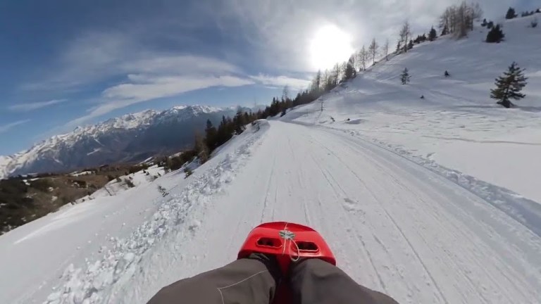 Toboggan Mountain Descent FPV