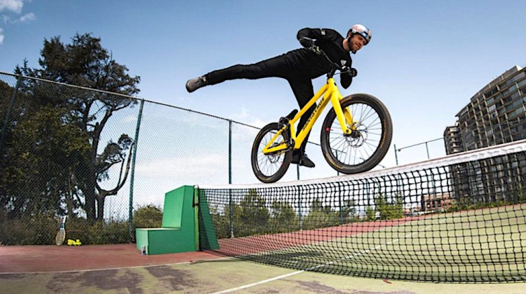 Danny MacAskill Ride on Tennis Net