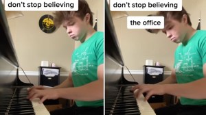 Dont Stop Believin The Office Piano Mashup