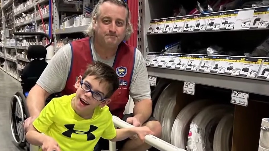 Lowes Employee Builds Rail for Family