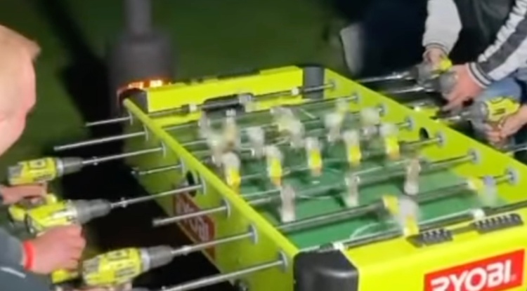 Foosball with Drills