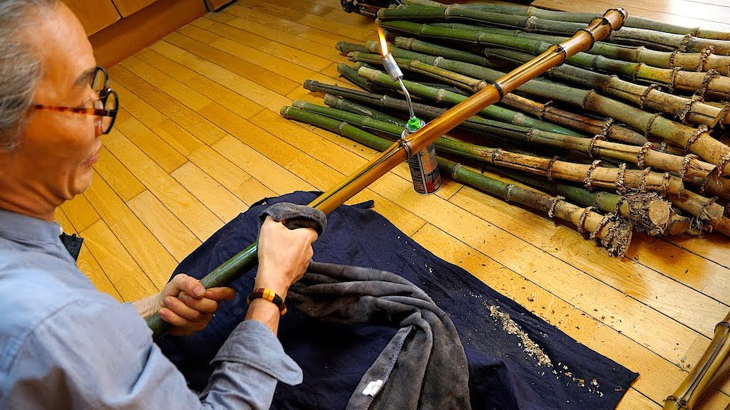 Making Bamboo Flutes