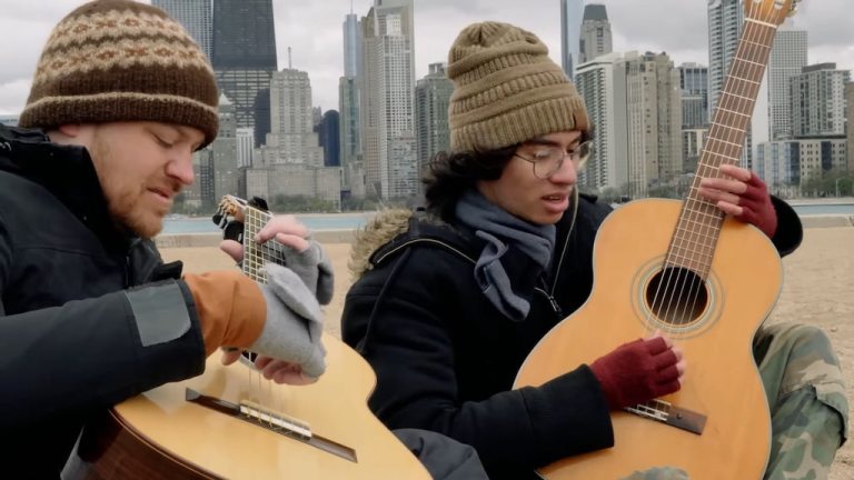 Playing Guitar With Wind